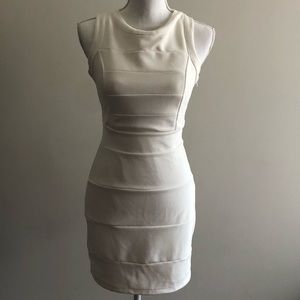 White bachelorette bandage dress